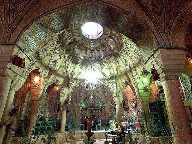 سقف گنبدی حمام کرمان